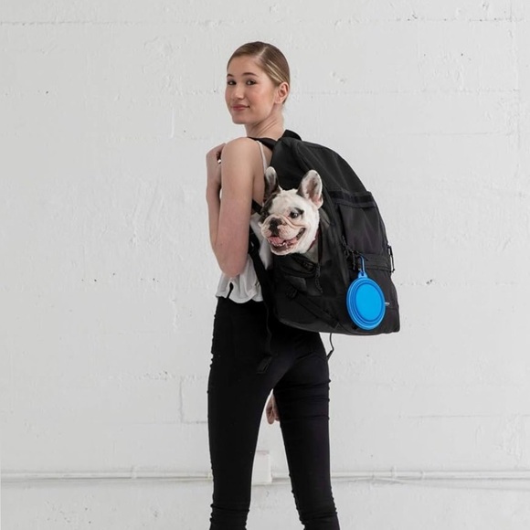 TIMBUK2 Muttmover pet dog Luxe Backpack Medium mesh screen heavyduty 20lb weight - Picture 1 of 12